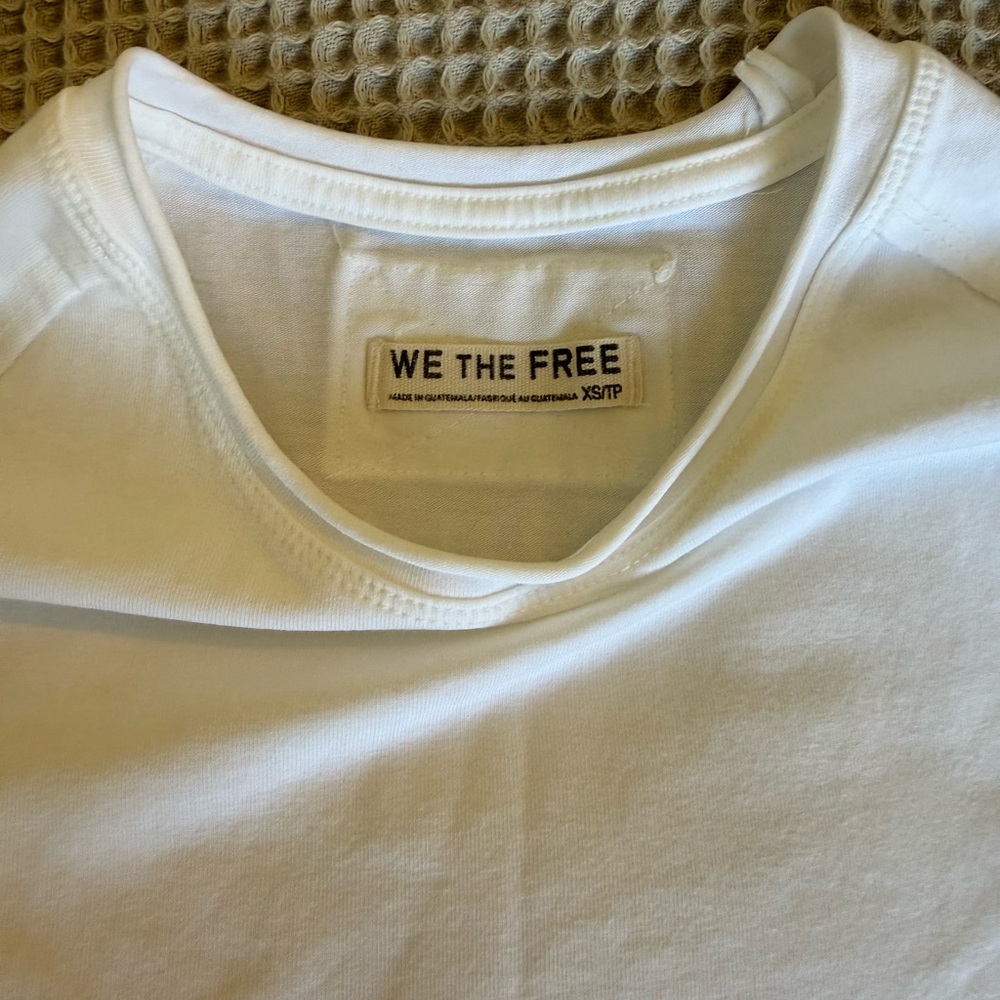 We The Free Cream Short Sleeve Tee - Picture 3 of 3